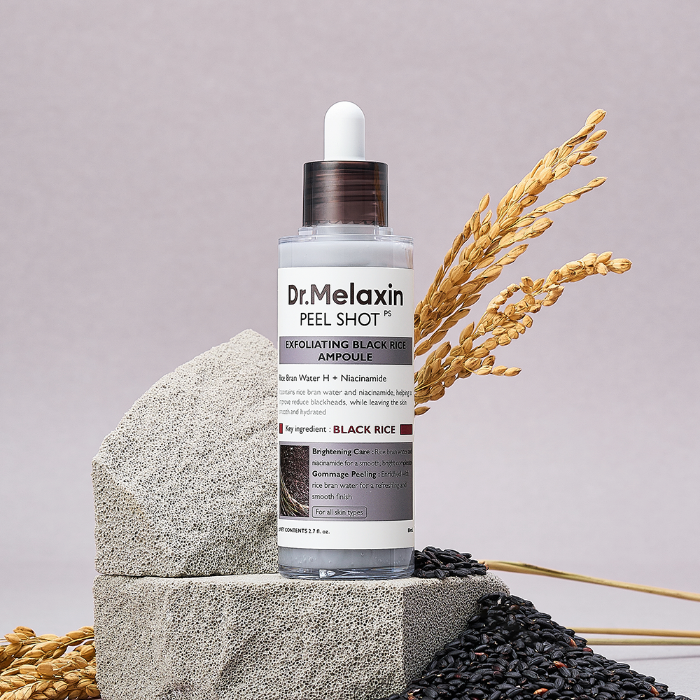 Peel Shot Exfol Black Rice Ampoule 80ml Dr.Melaxin