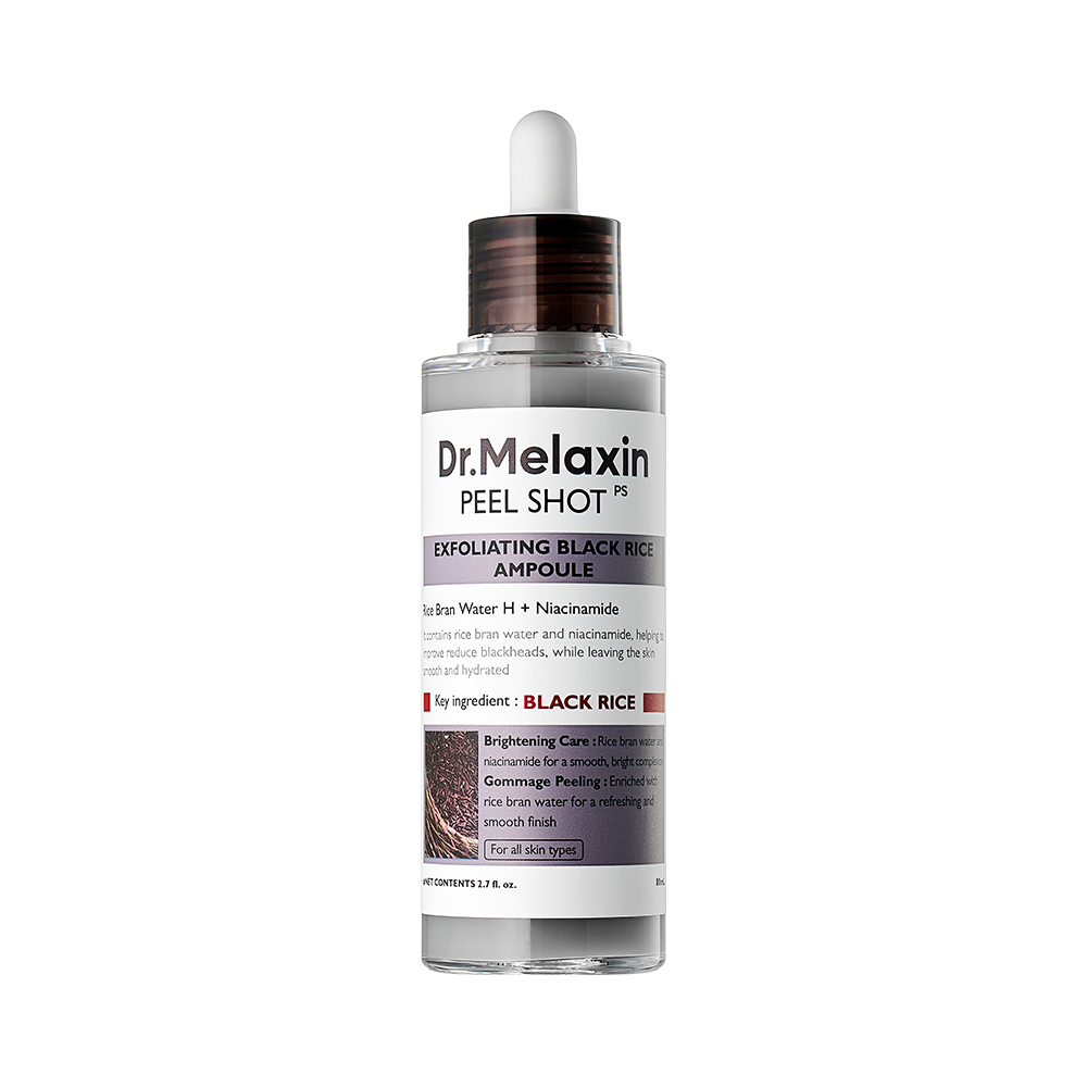 Peel Shot Exfol Black Rice Ampoule 80ml Dr.Melaxin